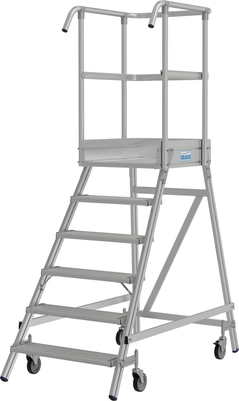 Мобильная лестница-платформа Krause STABILO 6 ступеней 821164